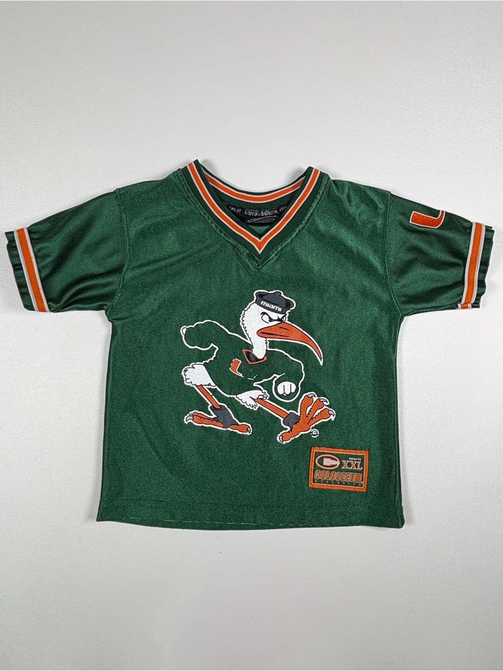 Vintage Miami Hurricanes 2T Kids Football Jersey